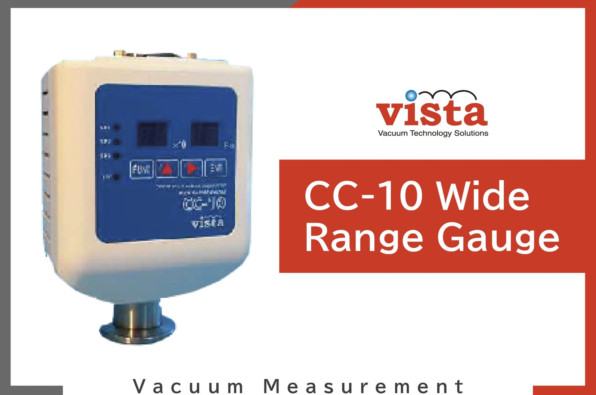 ワイドレンジ真空計 CC-10
